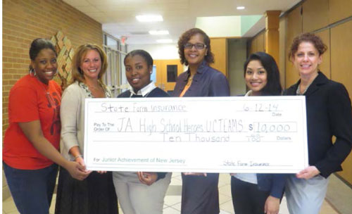 State Farm Donates $10,000 to Support Service Learning with JA High School Heroes